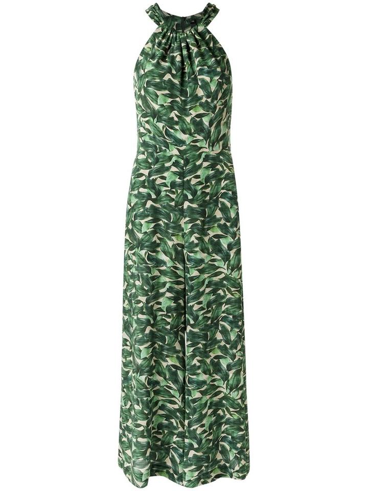 Andrea Marques - Silk Jumpsuit - Women - Silk - 38, Green, Silk