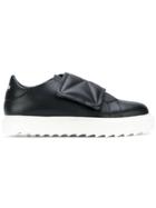 Versus Quilted Strap Sneakers - Black