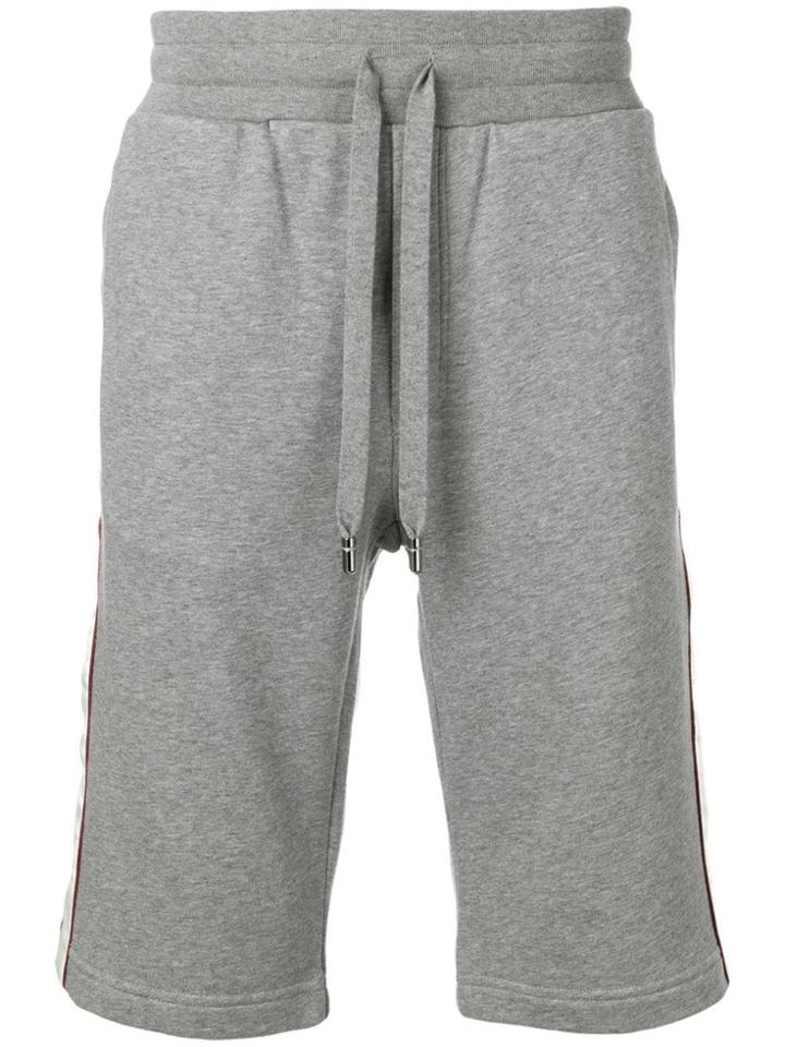 Dolce & Gabbana Side Stripe Track Shorts - Grey