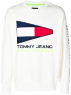 Tommy Jeans Logo Sweatshirt - White