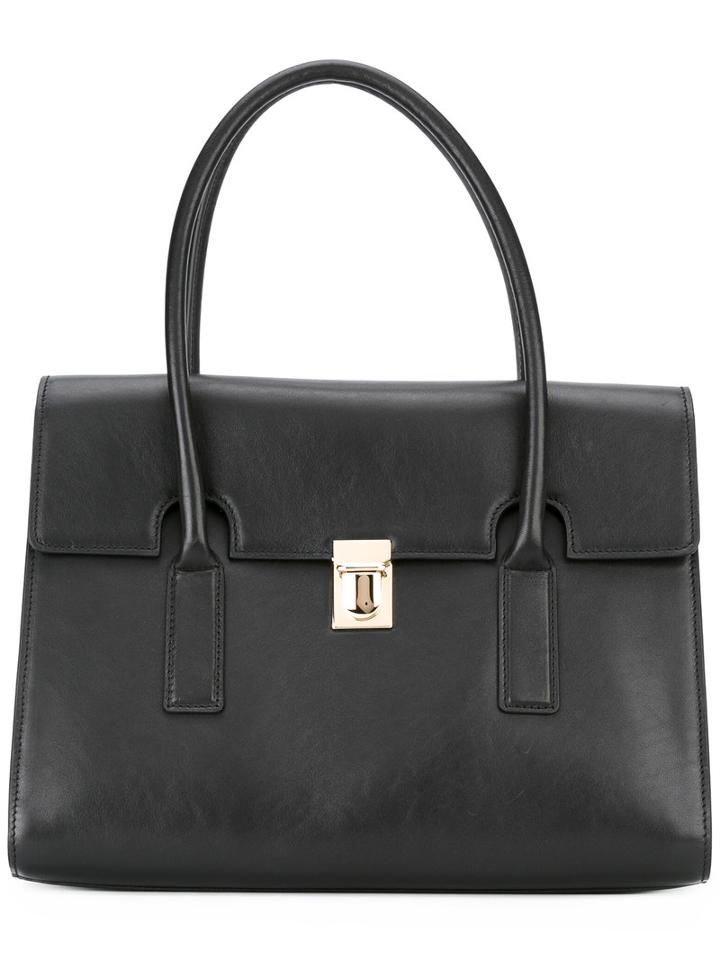 Paul Smith - Classic Tote - Women - Calf Leather - One Size, Black, Calf Leather