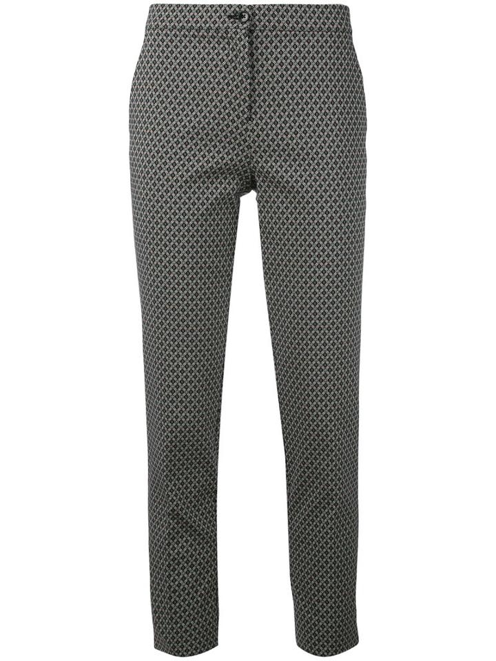 Etro - Woven Jacquard Trousers - Women - Cotton/polyamide/polyester/spandex/elastane - 46, Cotton/polyamide/polyester/spandex/elastane