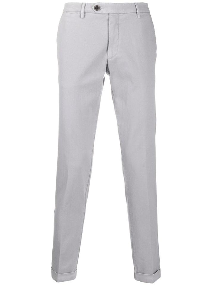 Al Duca D'aosta 1902 Turned Hem Trousers - Grey