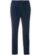 Barba Cropped Track Pants - Blue