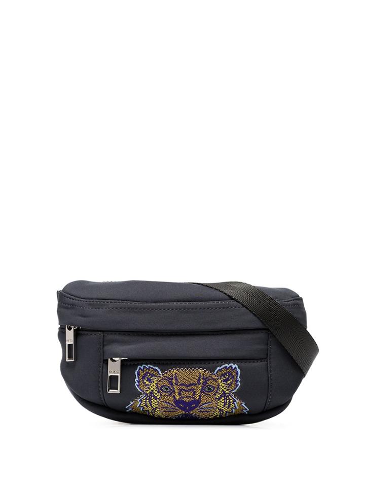Kenzo Tiger Logo Belt Bag - Grey
