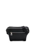 Karl Lagerfeld Leather Belt Bag - Black