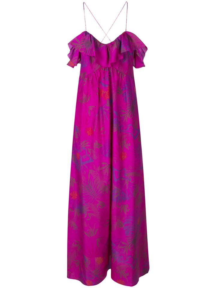 Zadig & Voltaire Ribbon Jungle Dress - Pink & Purple