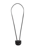 Saint Laurent Fringed Necklace - Black