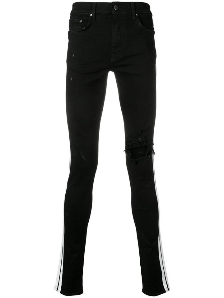Amiri Broken Track Jeans - Black