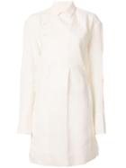Jil Sander Side Button Shirt - White