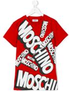 Moschino Kids - Teen Comic Book Logo T-shirt - Kids - Cotton - 14 Yrs, Boy's, Red