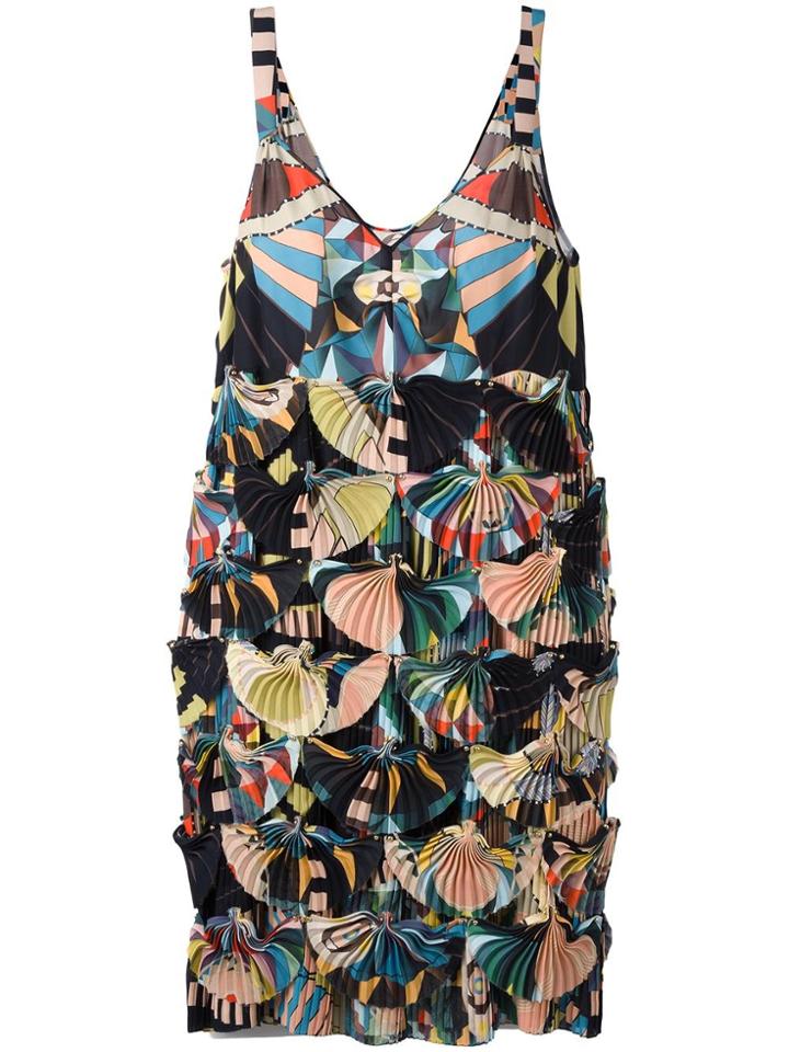 Givenchy 'crazy Cleopatra' Printed Technical Georgette Dress -
