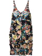 Givenchy 'crazy Cleopatra' Printed Technical Georgette Dress -