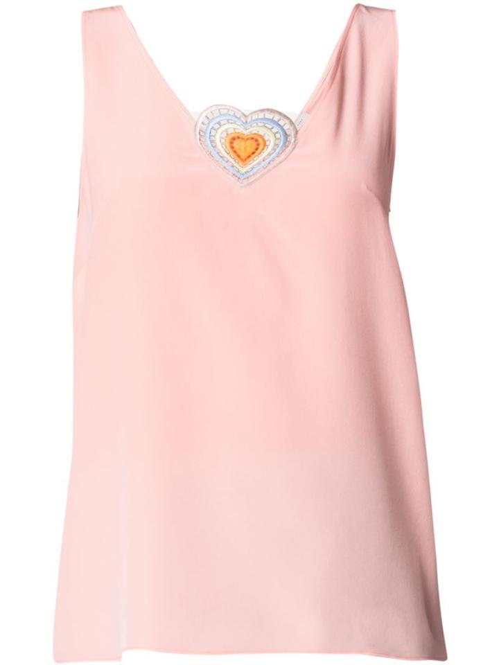 Christopher Kane Macrame Heart Tank Top