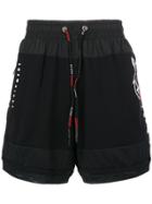 Plein Sport Drawstring Shorts - Black
