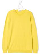 Dondup Kids Teen Crew Neck Sweater - Yellow