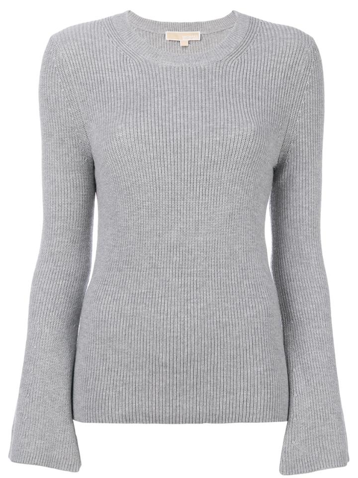 Michael Michael Kors Ribbed Jumper - Grey
