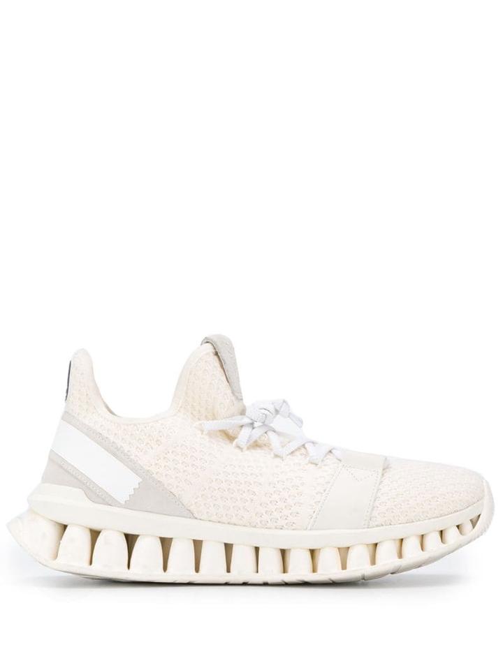 Ermenegildo Zegna Knit Sneakers - White