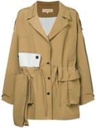 Ruban Oversized Fit Jacket - Brown