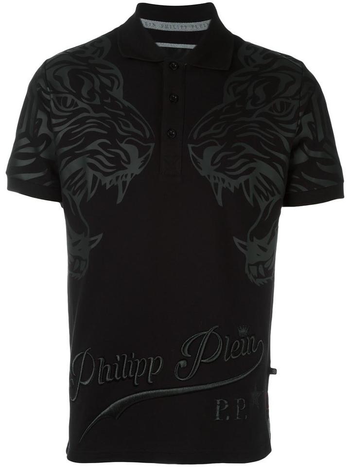 Philipp Plein 'lost' Polo Shirt, Men's, Size: Xs, Black, Cotton