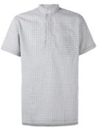 Lardini - Printed Short Sleeve Shirt - Men - Cotton/linen/flax - 42, Nude/neutrals, Cotton/linen/flax