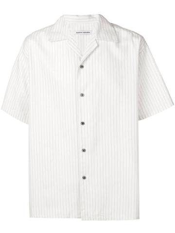 Martin Asbjorn Classic Pinstriped Shirt - Neutrals