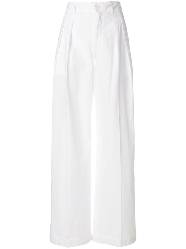 Erika Cavallini Wide-leg Trousers - White