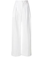 Erika Cavallini Wide-leg Trousers - White