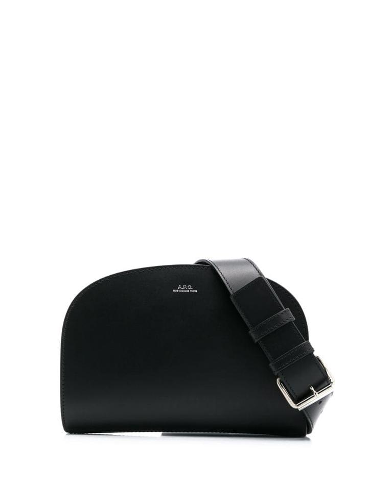 A.p.c. Ceinture Demilune Bag - Black