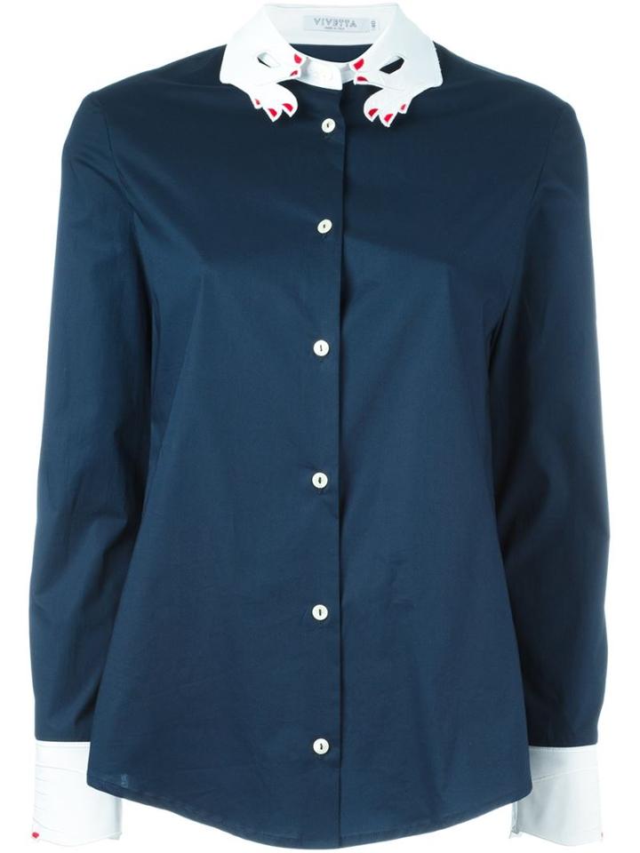 Vivetta Embroidered Hands Shirt