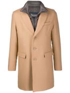 Herno Single-breasted Coat - Brown
