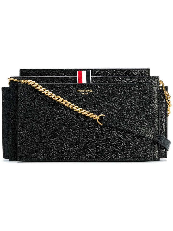 Thom Browne Accordion Bag (29,5x16x8 Cm) With Detachable Chain