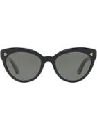 Oliver Peoples Roella Cat Eye Sunglasses - Black