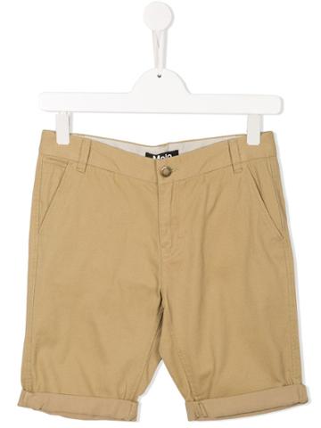 Molo Teen Chino Shorts - Brown