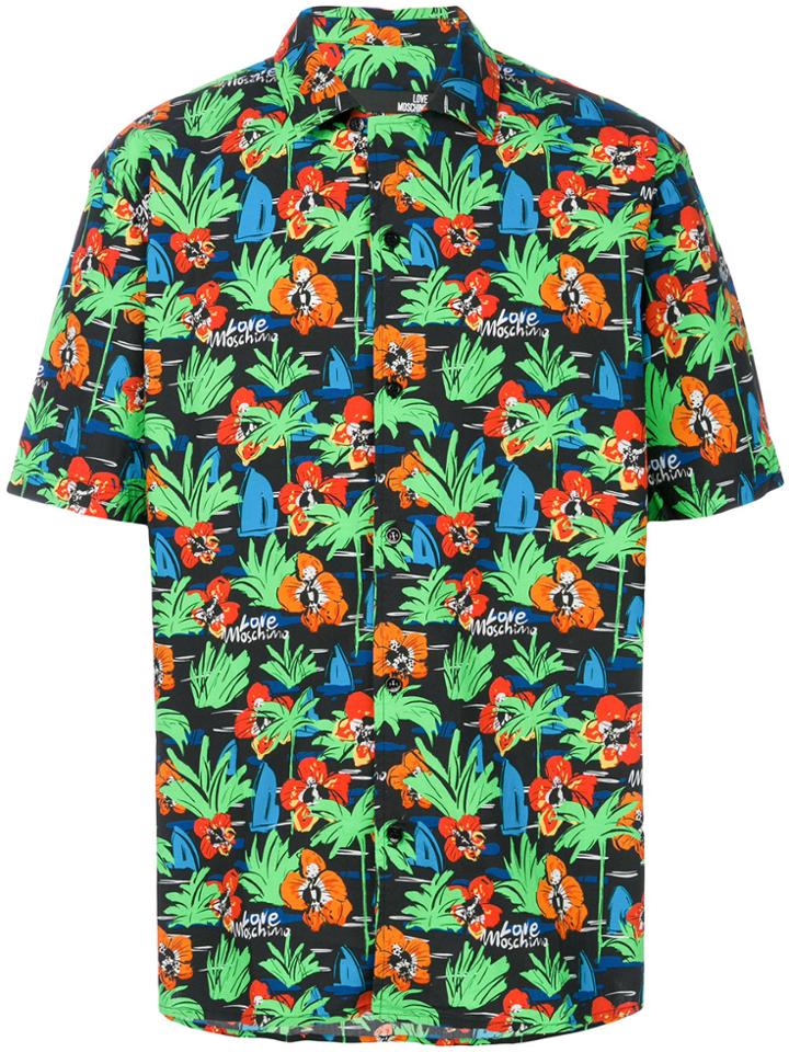 Love Moschino Floral Print Shirt - Multicolour