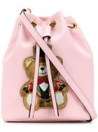 Moschino Teddy Circus Bucket Bag - Pink