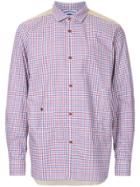 Junya Watanabe Man Two Tone Patch Detail Shirt - Multicolour