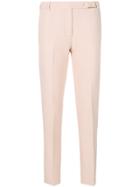 Styland Cropped Trousers - Pink & Purple