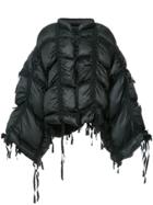 Yajun Oversized Quilted Bomber - Blue