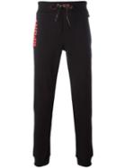 Plein Sport Logo Print Sweatpants, Men's, Size: Xl, Black