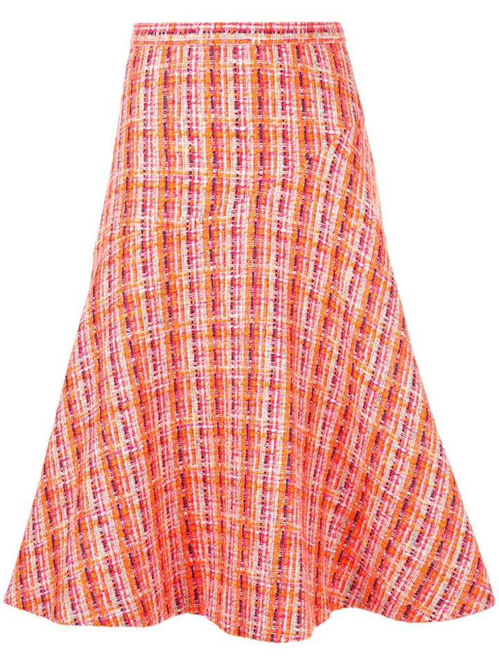 Delpozo Tweed A-line Skirt - Pink