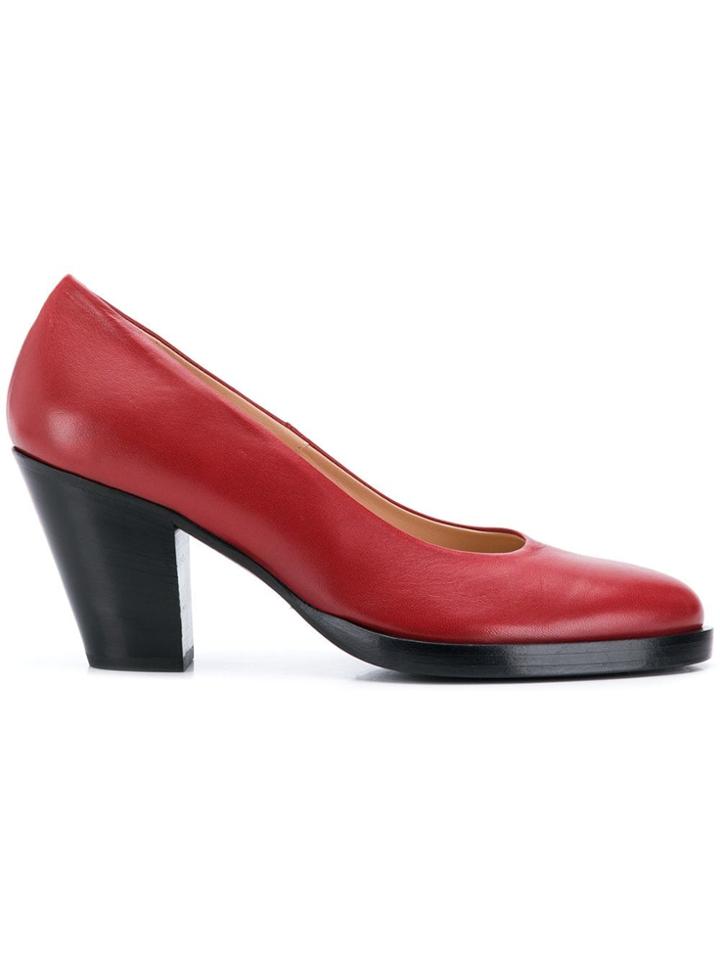 A.f.vandevorst Block Heel Pumps - Red