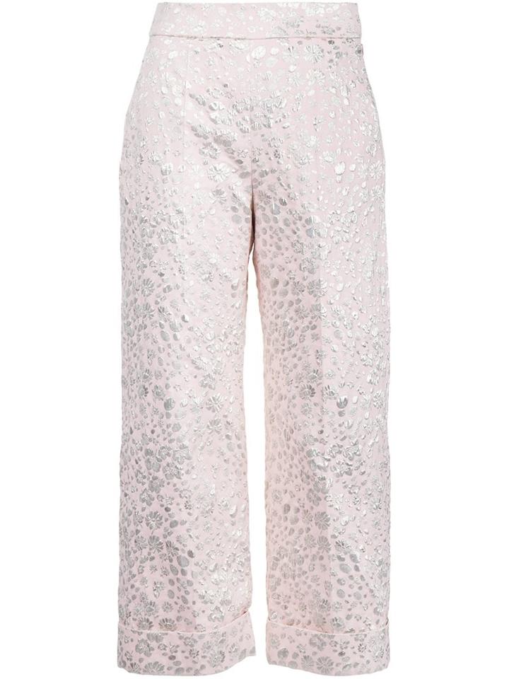 Delpozo Textured Cropped Trousers