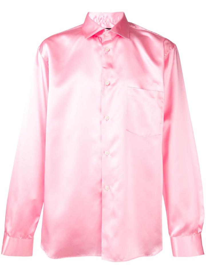 Comme Des Garçons Homme Plus Buttoned Shirt - Pink