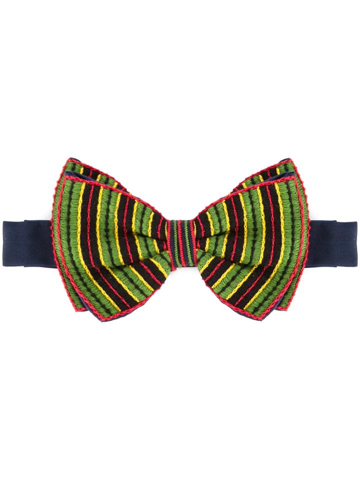 Jupe By Jackie Striped Bow Tie - Multicolour
