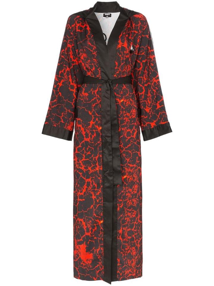 Charm's X Kappa Lava-print Boxing Robe - Red