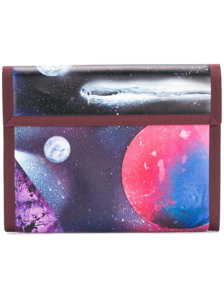 Maison Margiela Galaxy Print Clutch - Blue