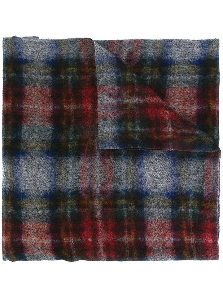 Faliero Sarti Checked Scarf, Women's, Silk/virgin Wool