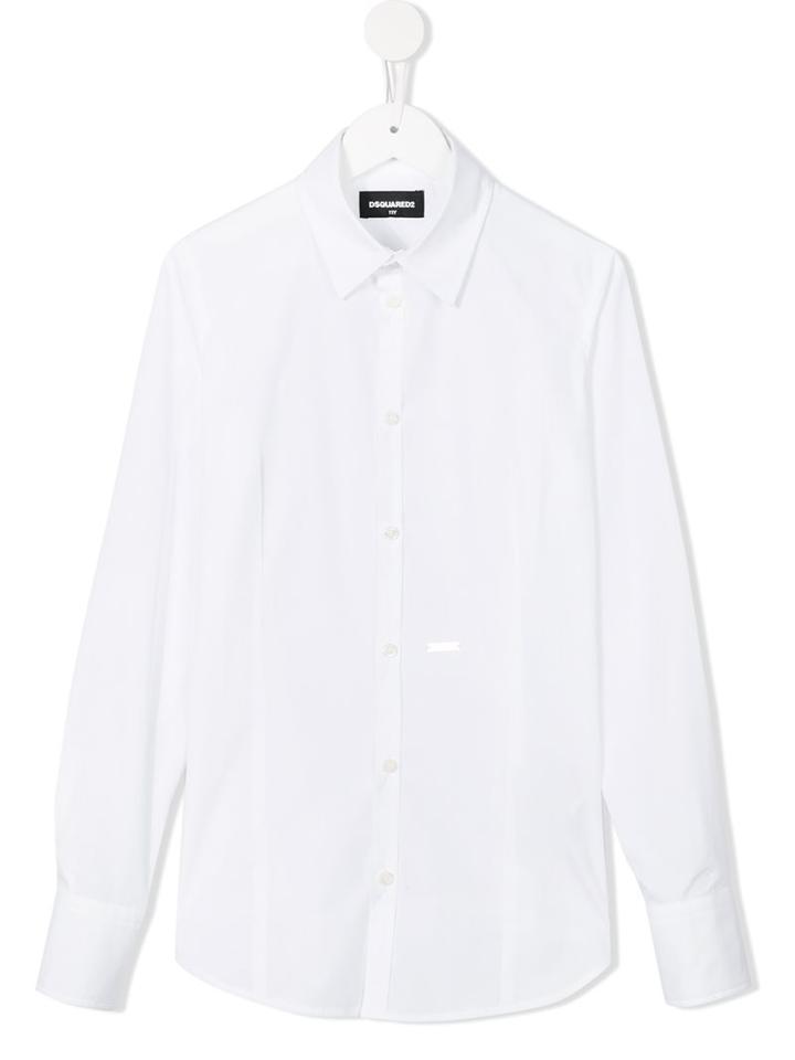 Dsquared2 Kids Classic Shirt, Boy's, Size: 12 Yrs, White