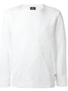 Fendi 3d Bag Bugs Sweatshirt, Men's, Size: 48, White, Cotton/polyamide